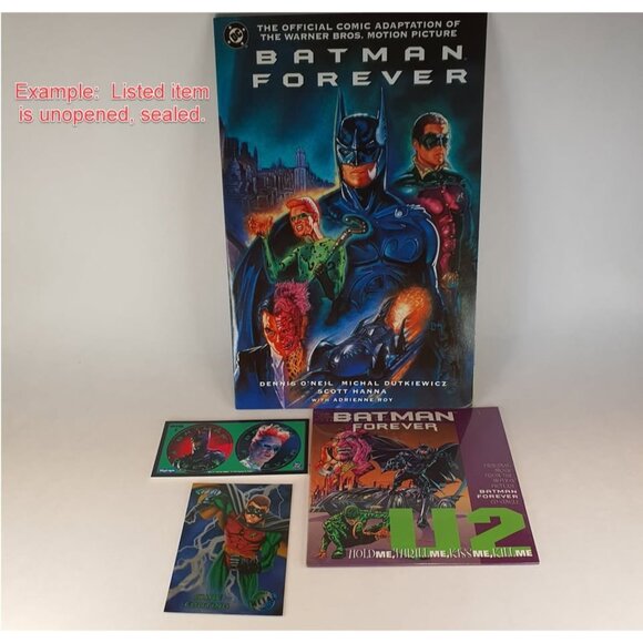 Rare 1995 Sealed Batman Forever Collectors set Comic book Excellent Condition - Picture 1 of 3